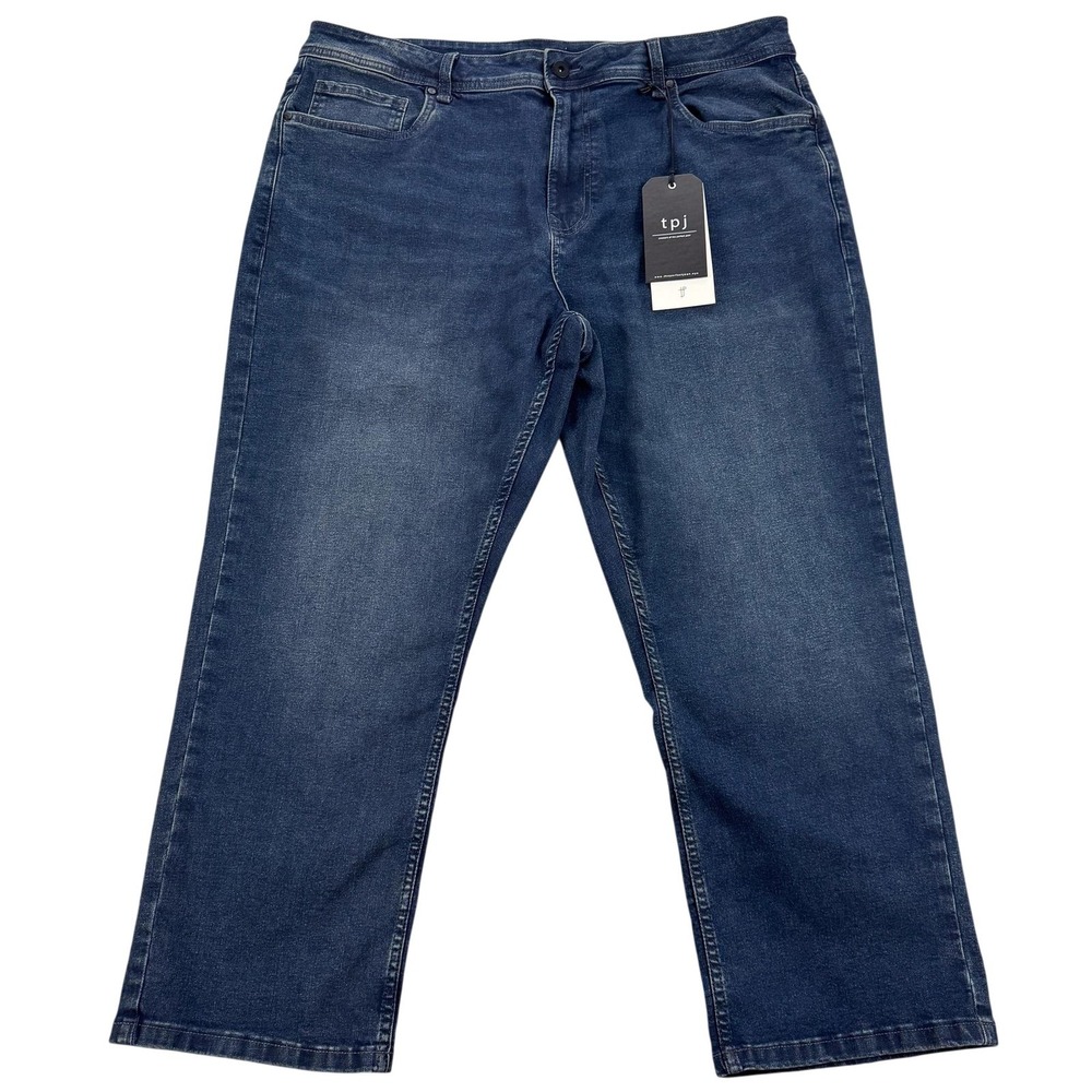 Tpj Thick Thicc Jeans Mens 38x28 Blue Denim Perfect Jean Outdoor Preppy NEW $120
